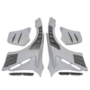 TOP SECRET VER2 STYLE HALF CARBON FIBER FRONT FENDER (ONLY FOR TS BUMPER) FOR 2008-2019 NISSAN GTR R35