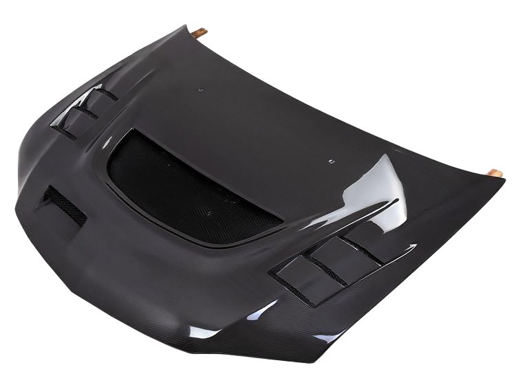 VSII STYLE CARBON FIBER HOOD FOR 2001-2007 MITSUBISHI LANCER EVOLUTION EVO 7-9